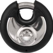 4 Digit Combination Discus Padlock With Colorful Anti-collision Ring thumbnail-2