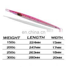 JOHNCOO 150G-300G Luminous Metal Jig Fish Jigging Lure Sardine Big Game Fishing Lure Saltwater thumbnail-2