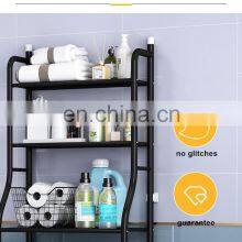 Hot Selling Laundry Shelf Over Toilet Washing Machine Storage Rack Above Washer Dryer Standing Bathroom Organizer Storage Rack thumbnail-4