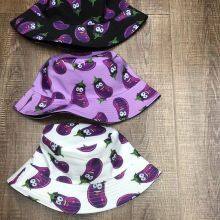 Foreign Trade New Flamingo Printing Fisherman Hat Streets of Europe thumbnail-2