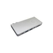 Laptop Partner Dual USB-C Docks With Wireless Charging thumbnail-2