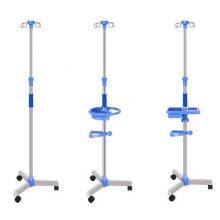 Mobile 4 Hooks Infusion Stand，IV Pole, IV Stand thumbnail-2