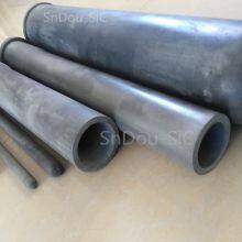 Advanced NSiC Radiant Tubes, NSiC Heating Protective Tubes, Nitride Bonded Silicon Carbide Ceramic Tubes, thumbnail-2