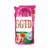 Top quality best sell high quality fabric softener brands/ pink bag, bottle and bag