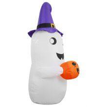 Inflatable Haunted House With Scary Blow up – Spooky Halloween Display thumbnail-2