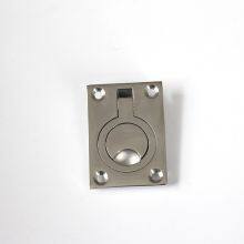 Square Flush Pull Ring Handles Recessed Boat Hatch Latch Cabinet Flush Mount Lifting Ring Pull Handle Hidden Recessed Furniture Handle thumbnail-2