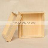 Customized Natural Wooden Box/Wood Gift Box/Handmade Wooden Packaging Box thumbnail-1