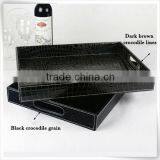 Christmas Gifts Hand-make Customs Leather Shower Tray thumbnail-1