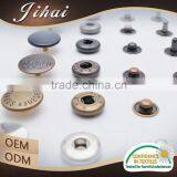 Wholesale Engraved Metal Button Snaps For Leather