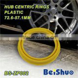 plastic spacer hub centric ring hub centric wheel spacer man hub BS-ZP002