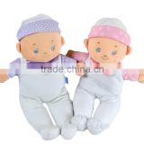 Super Soft Baby Soothing Toy Doll/Stuffed Baby Sooth Toy Doll Wearing Clothes/Plush Baby Toy Lovely Doll