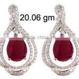 Wax Setting cz Silver Jewelry Set thumbnail-3