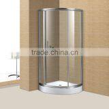 Aluminum Framed Arc-Shaped Bathroom Shower Enclosure thumbnail-1