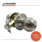 Keyless Bath Bathroom Door Tubular Knob Lock