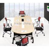 Modern Design Folding Training Table With Wheels thumbnail-2