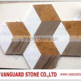 Marble Mosaic Tiles Polished Customized Pattern