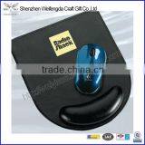Fashion High Quality PU Leather Mouse Mat With Wrist Rest