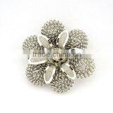 2014 Fashion Metal Flower Rhinestone Decorative Shoe Clips WCK-851 thumbnail-1