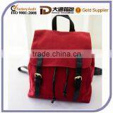 Stylish Casual Canvas School Backpack Lunch Shoulder Bags For Teenager Girls thumbnail-1