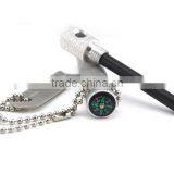 Survival Emergency Metal Flint Magnesium Fire Starter With Compass and Bottle Opener thumbnail-1