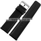 2015 New Style 22mm Black Orange Pink Leather Watch Strap Wholesale 3pcs thumbnail-1