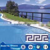 150x300 Decorative Tile Border Line With Glass Mosaic for Pool thumbnail-2