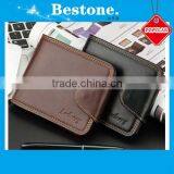 Quality Men Zipper Folding Men Wallet Purse Gift thumbnail-1