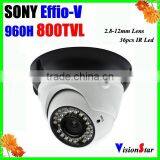 High Quality CCTV Camera Board Sony Effio-V 960H Infrared IR Led Camera Zoom 2.8-12mm Varifocal Lens Security Camera Effio-V thumbnail-1