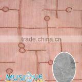 100% Polyester Organza With Embroidery Fabric thumbnail-1