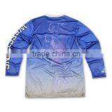 Custom Blank Plus Size Sublimation Printing 100% Polyester Long Sleeve t Shirts thumbnail-2