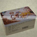 Factory Directly and Custom Rectangular Slimming Coffee Tin Box
