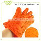 heat resistant bbq Silicone plastic oven glove