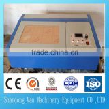 3020 50W mini CO2 desktop laser engraving cutting machine for wood , acrylic , rubber stamp , cloth , felt