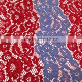 alibaba china beautiful design two-tone lace fabric for women dress