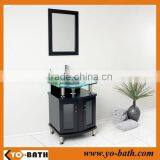 24 Inch Bathroom Mdf Bathroom Vanity With Glass Basin thumbnail-1