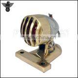 Solid Brass Grill and Bracket LED Harley Cruiser Motorcycle Tail Light thumbnail-1