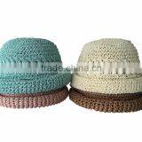 Hand-woven delicate children's straw hat