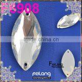 Feilang Brand Horse Eyes Flat Back Glass Crystal Beads Use for Garment thumbnail-1