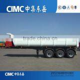 Cargo Box Tri Axle Hydraulic Cylinder Dump Truck Trailers thumbnail-3