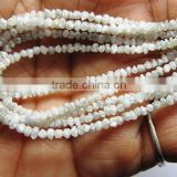 White Color Rough Diamond Bead NecklaceBest Buy In India