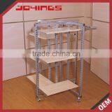 China Heavy Duty 4 Way Clothing Display Gondola With Maple MDF Shelf thumbnail-2