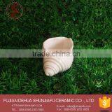 2016 New Design Minimalist Seashell Shaped White Ceramic Small Flower Pots,Succulent Plants Pots thumbnail-3