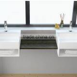 Wall Mounted Acrylic Solid Surface Wash Basin / Stone Resin Wall Hung Acrylic Solid Surface Basin/ Artificial Stone Resin Basin thumbnail-5