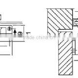 SDC-061/SDC-0982 Automatic Folded Door Close Sensor,Soft Close Glass/Iron Door Hinge Color Optional Concealed Door Closer Types thumbnail-2