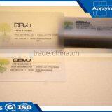 2016 NEW Product Printing Plastic Pvc Tranparent Business Card Pvc Business Card Printing Pvc Card