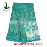 2016 Haniye High Quality Fashion Tulle Lace Fabric Embroidery French Net Lace/NYN52 thumbnail-2