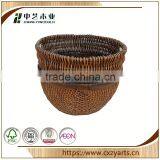 Cheapest Accept OEM Rustic Hinging Outdoor Willow Wicker Basket no Handles thumbnail-5