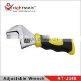 RIGHTTOOLS RT-J348 Professional Quality CR-V Adjustable SPANNER Wrench