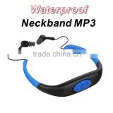 2016 new waterproof mp3 player, sports mp3 headphone