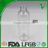 PET Empty Clear Round 250ml Plastic Liquid Soap Bottle With Flip Top Cap thumbnail-6
